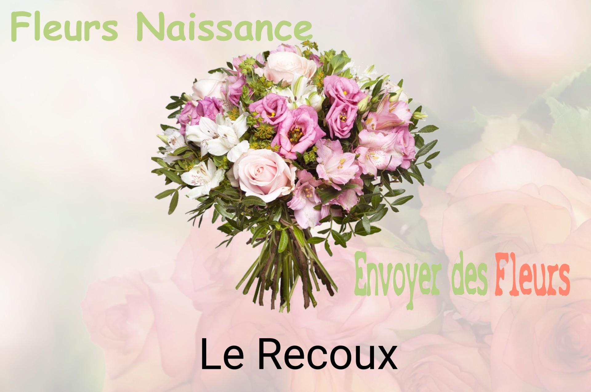 Bouquet de fleurs de naissance livré à Le Recoux